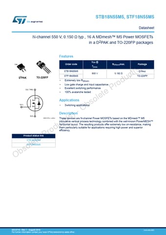  Datasheet Preview Page 1