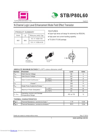  Datasheet Preview Page 1