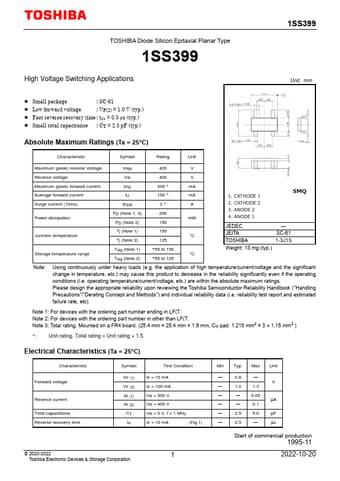  Datasheet Preview Page 1
