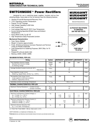  Datasheet Preview Page 1
