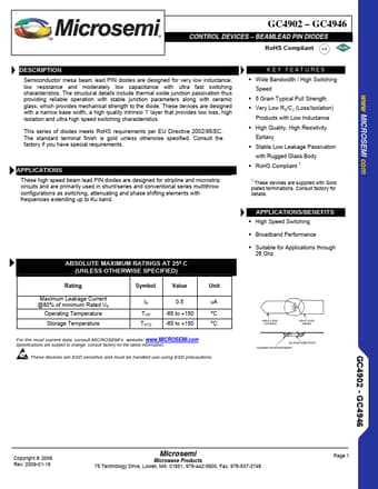  Datasheet Preview Page 1
