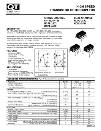  Datasheet Preview Page 1
