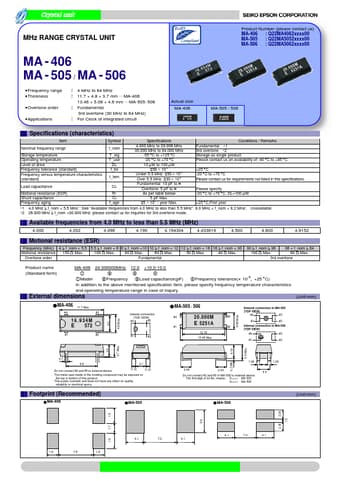  Datasheet Preview Page 1