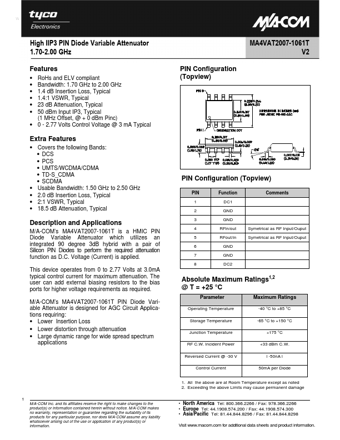  Datasheet Preview Page 1