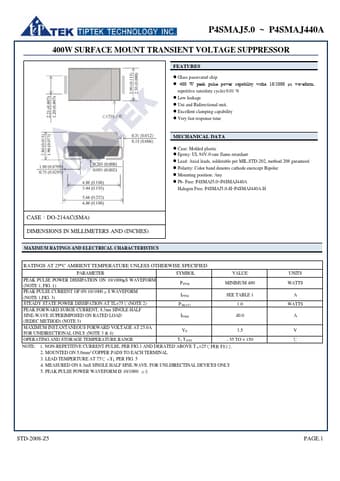  Datasheet Preview Page 1