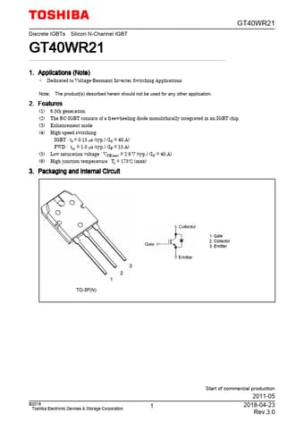  Datasheet Preview Page 1