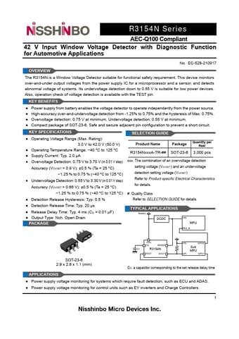 Datasheet Preview Page 1