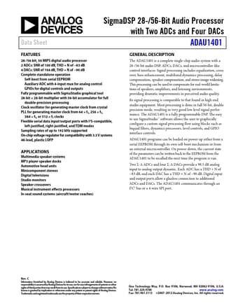  Datasheet Preview Page 1