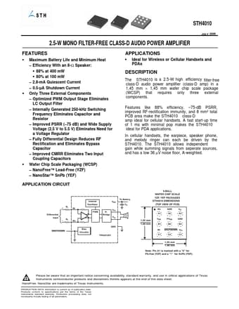  Datasheet Preview Page 1