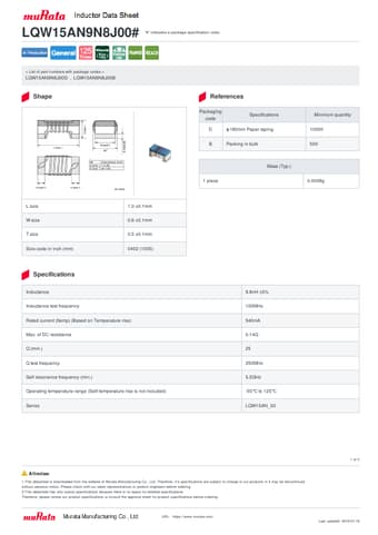  Datasheet Preview Page 1