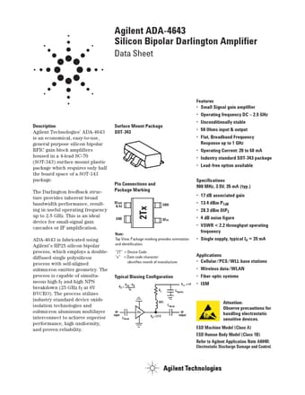  Datasheet Preview Page 1