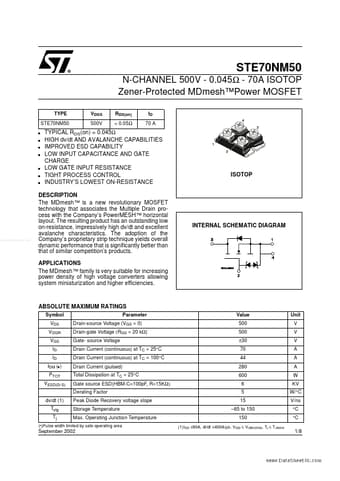  Datasheet Preview Page 1