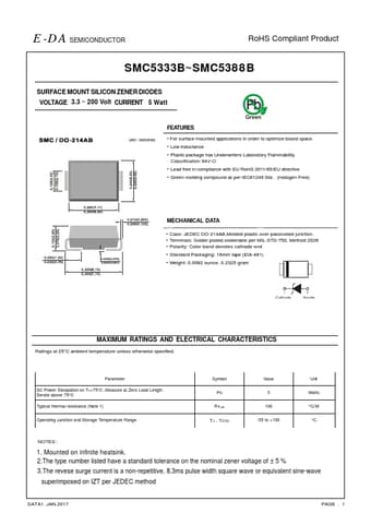 Datasheet Preview Page 1
