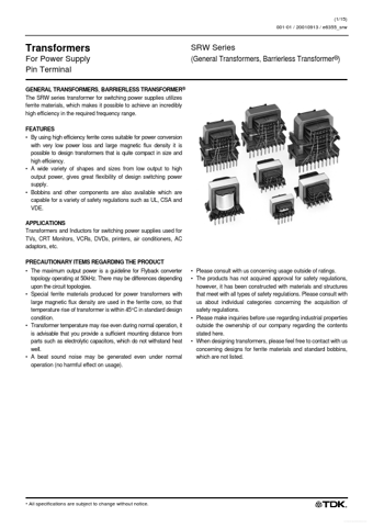  Datasheet Preview Page 1
