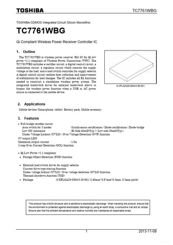  Datasheet Preview Page 1