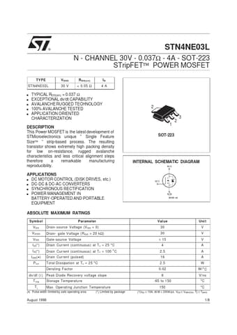  Datasheet Preview Page 1