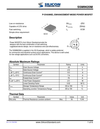  Datasheet Preview Page 1