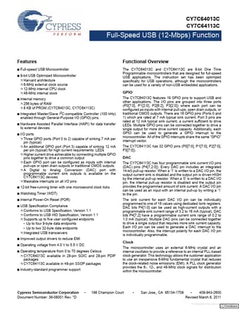  Datasheet Preview Page 1