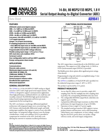  Datasheet Preview Page 1