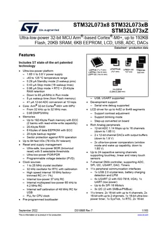  Datasheet Preview Page 1