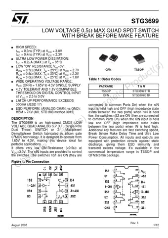  Datasheet Preview Page 1