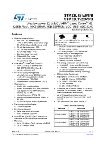  Datasheet Preview Page 1