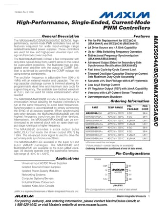  Datasheet Preview Page 1