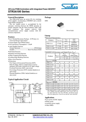  Datasheet Preview Page 1