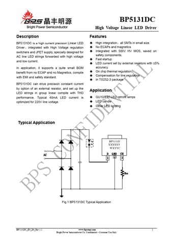  Datasheet Preview Page 1