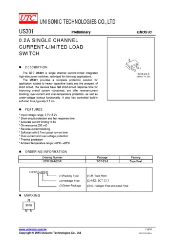  Datasheet Preview Page 1