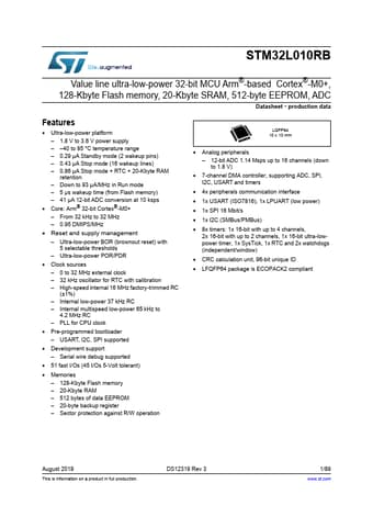  Datasheet Preview Page 1