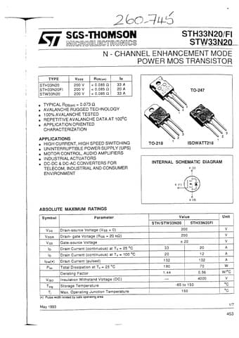 Datasheet Preview Page 1
