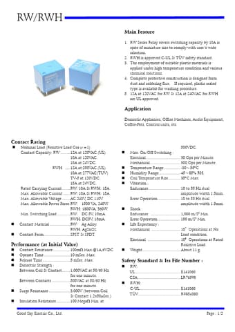  Datasheet Preview Page 1