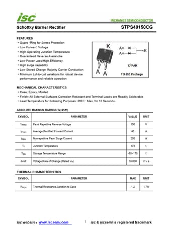  Datasheet Preview Page 1
