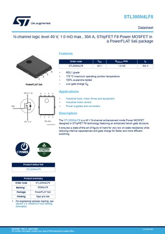  Datasheet Preview Page 1