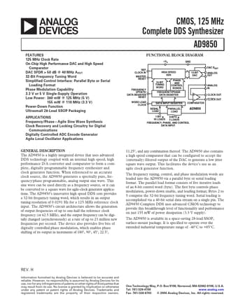  Datasheet Preview Page 1