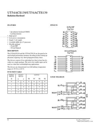  Datasheet Preview Page 1