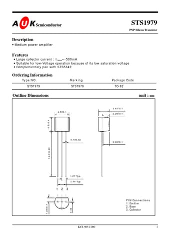  Datasheet Preview Page 1