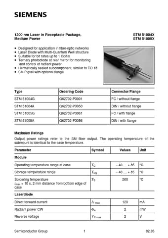  Datasheet Preview Page 1