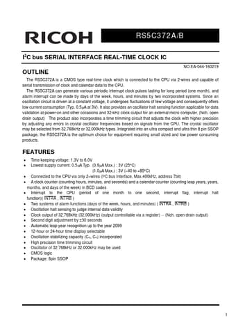  Datasheet Preview Page 1