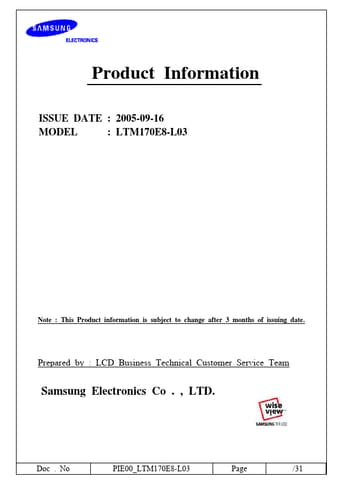  Datasheet Preview Page 1