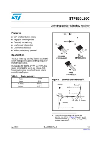  Datasheet Preview Page 1