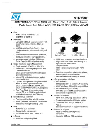  Datasheet Preview Page 1
