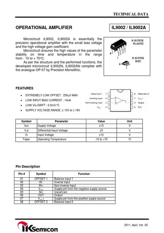  Datasheet Preview Page 1