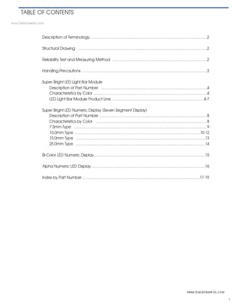  Datasheet Preview Page 1