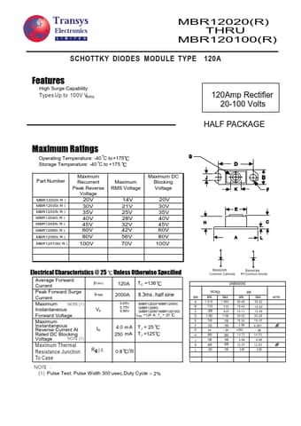  Datasheet Preview Page 1