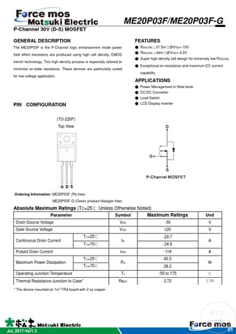  Datasheet Preview Page 1