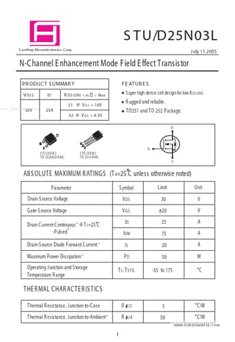  Datasheet Preview Page 1