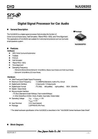  Datasheet Preview Page 1