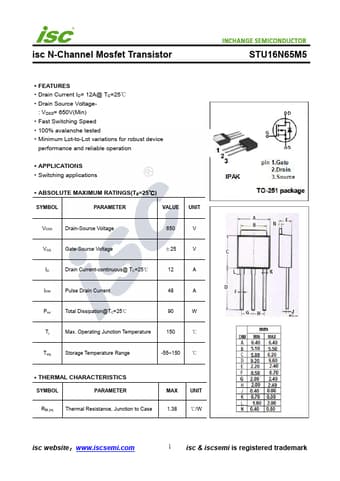  Datasheet Preview Page 1